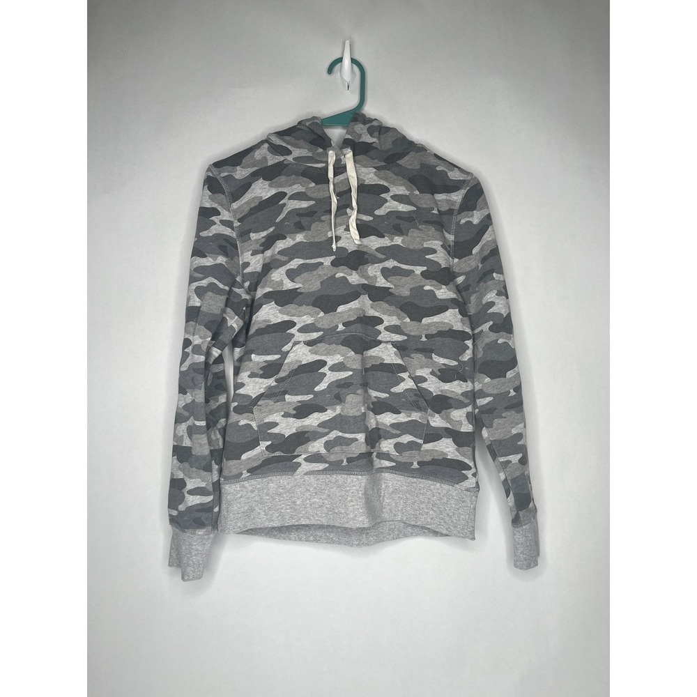 Amazon Essentials Hoodie Gray Size XS Camp Camouflage‎ Sweatshirt Women's